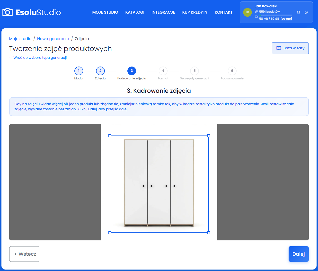 Oznacz produkt na zdjęciu