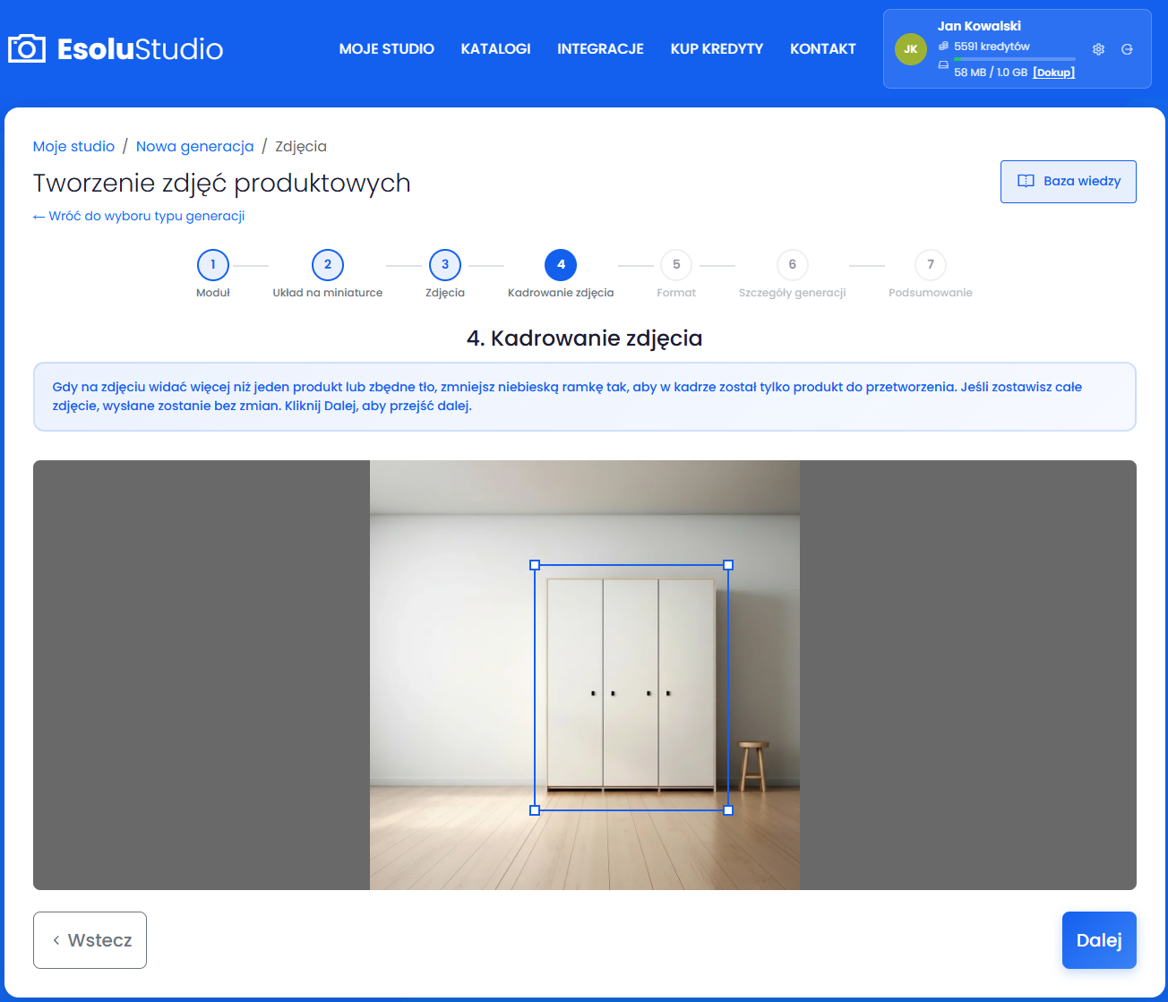 Oznacz produkt na zdjęciu