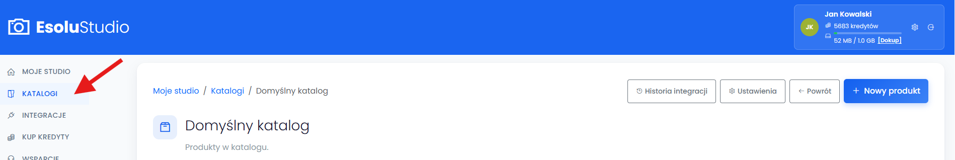 Przejdź do listy produktów